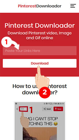download pinterest videos